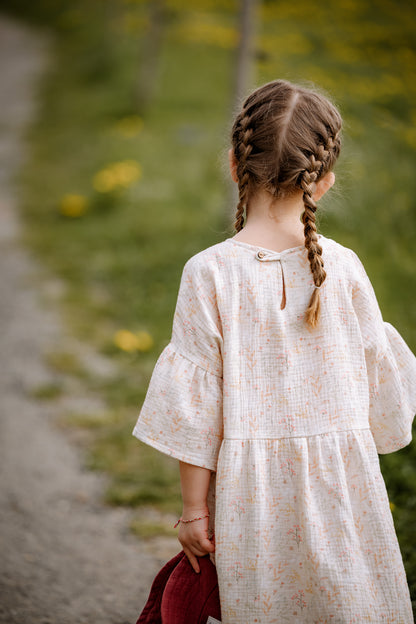 Butterfly Musselin Kleid