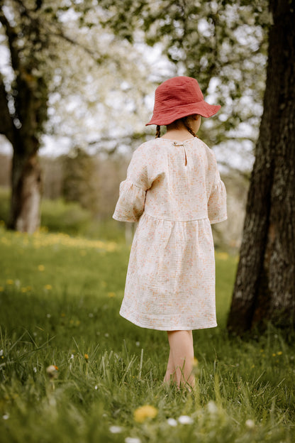 Butterfly Musselin Kleid