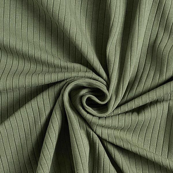Rib Jersey Uni Stoffe