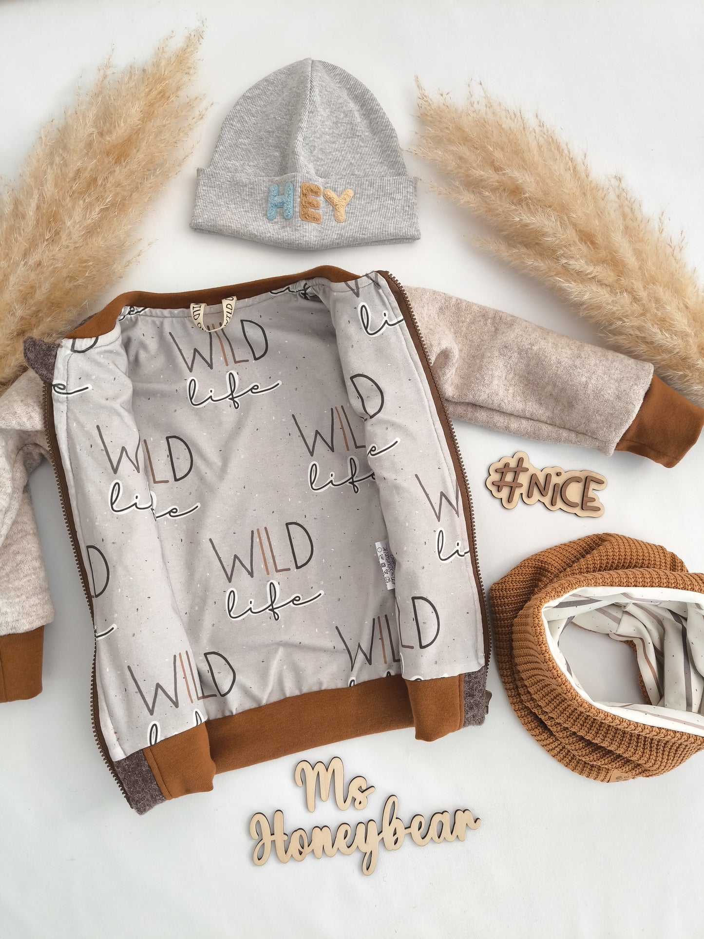College Wollwalk Jacke